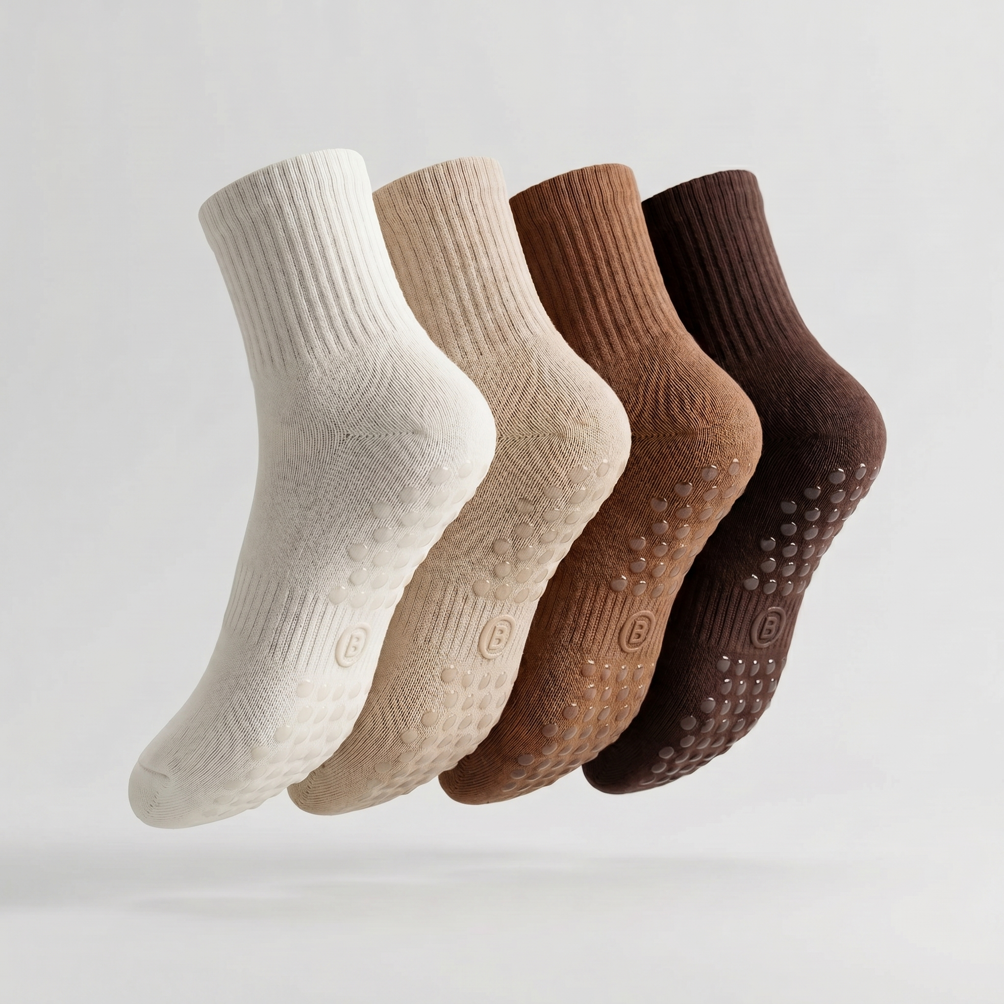 BELINO StudioGrip Pilates Socks – 4 Pack