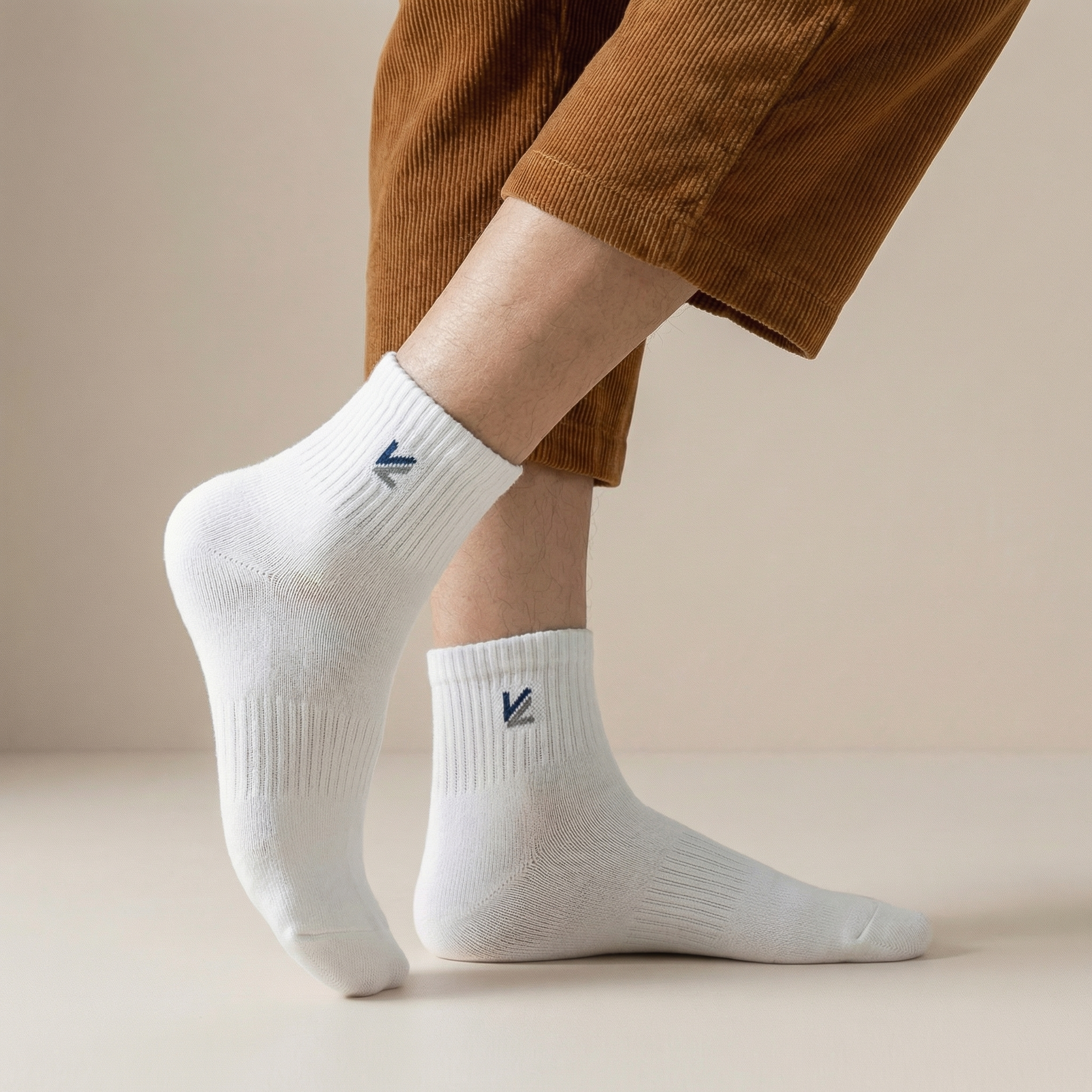 BELINO SoftStep Mid-Cushioned Crew Socks – 6 Pack