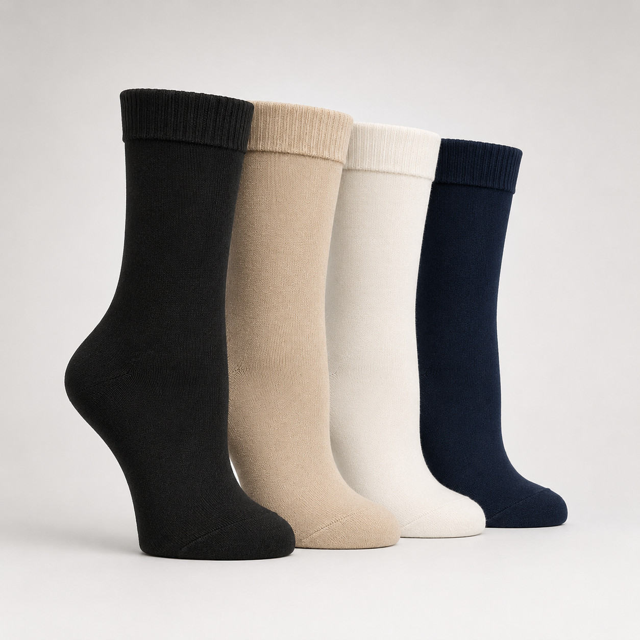 BELINO Women's LUXE Everyday Bamboo Socks – 4 Pack