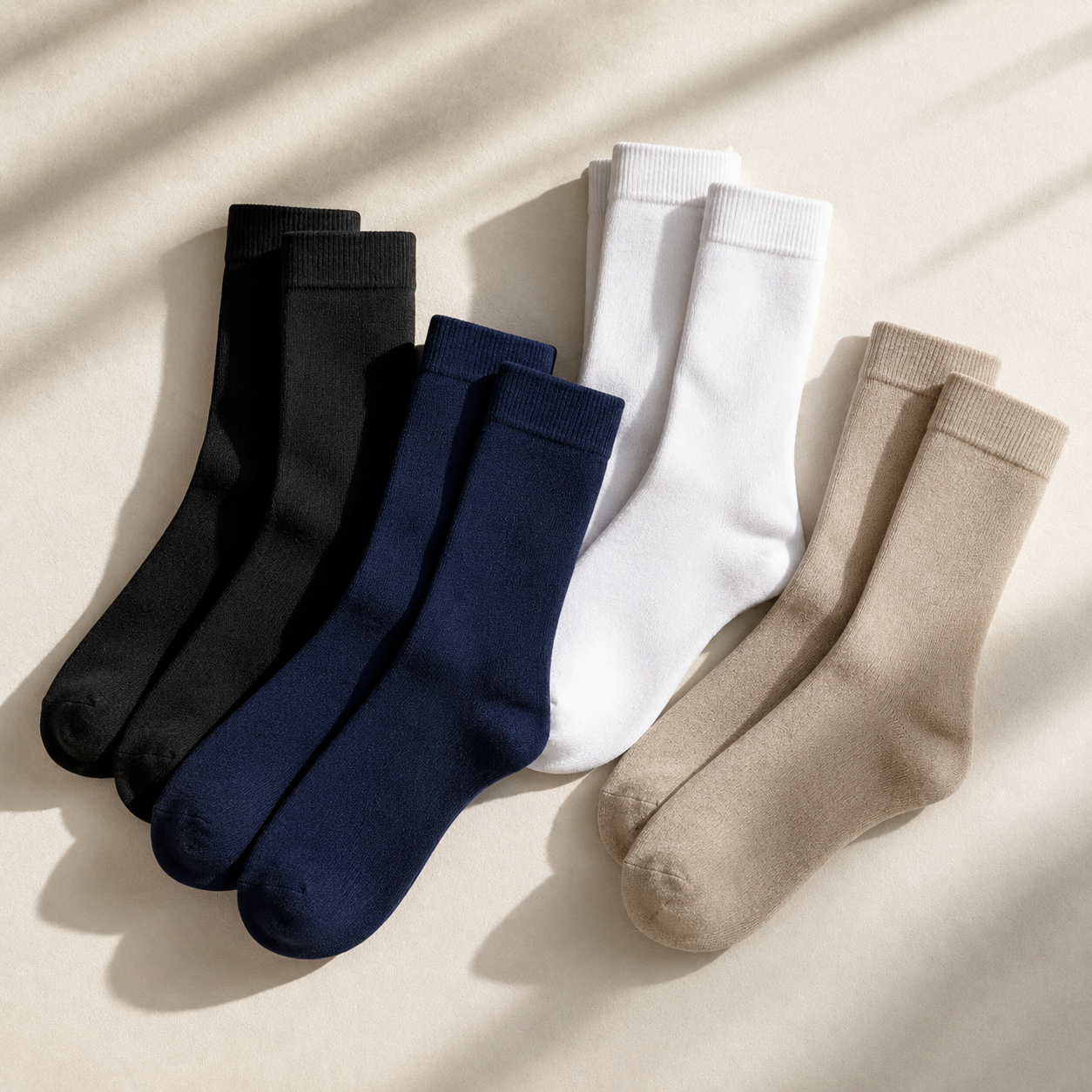 BELINO Women's LUXE Everyday Bamboo Socks – 4 Pack