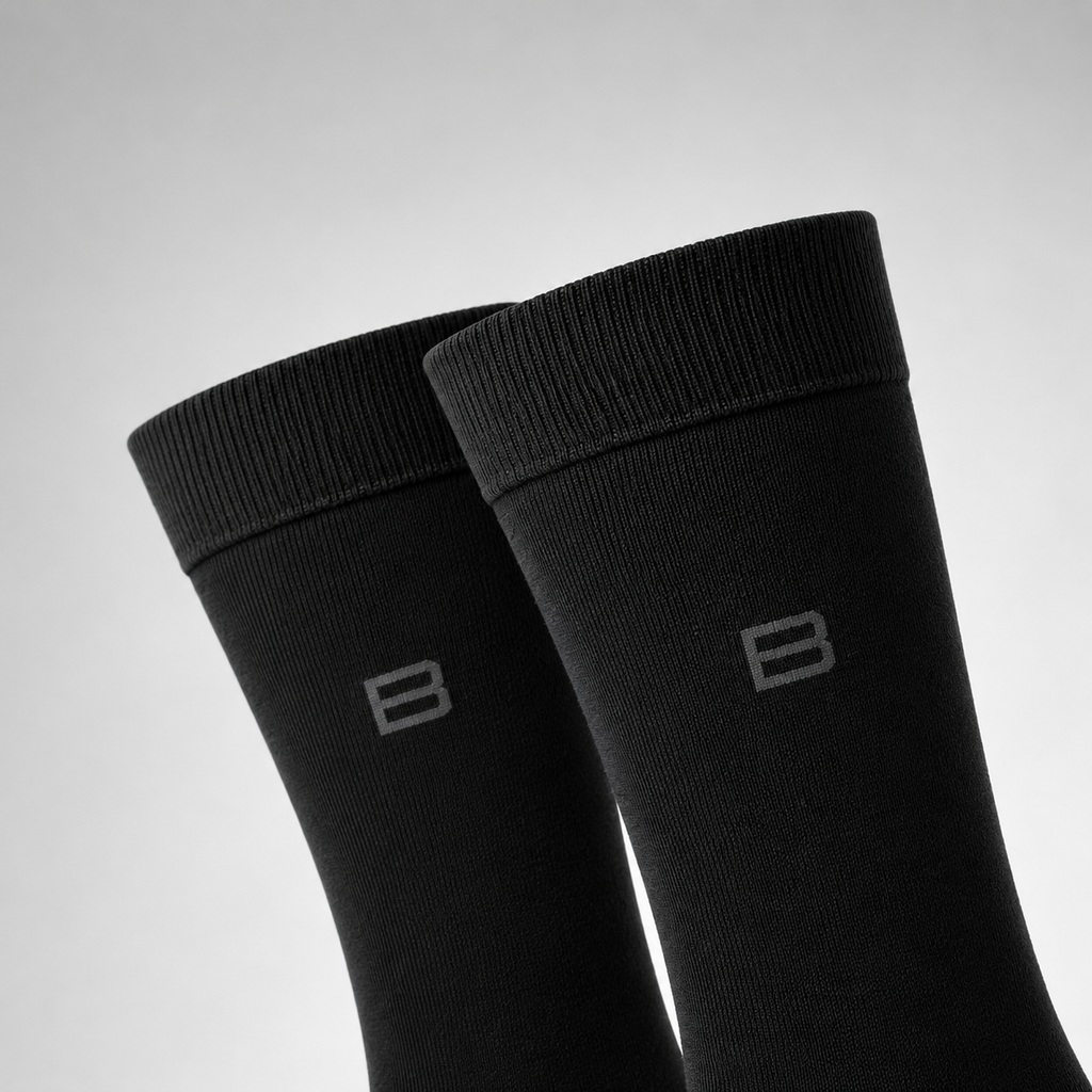BELINO Men's LUXE Everyday Bamboo Socks – 12 Pack Premium Gift-Ready Packaging