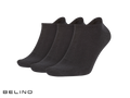 BELINO Men's Core Trainer Black Socks – 12 Pack
