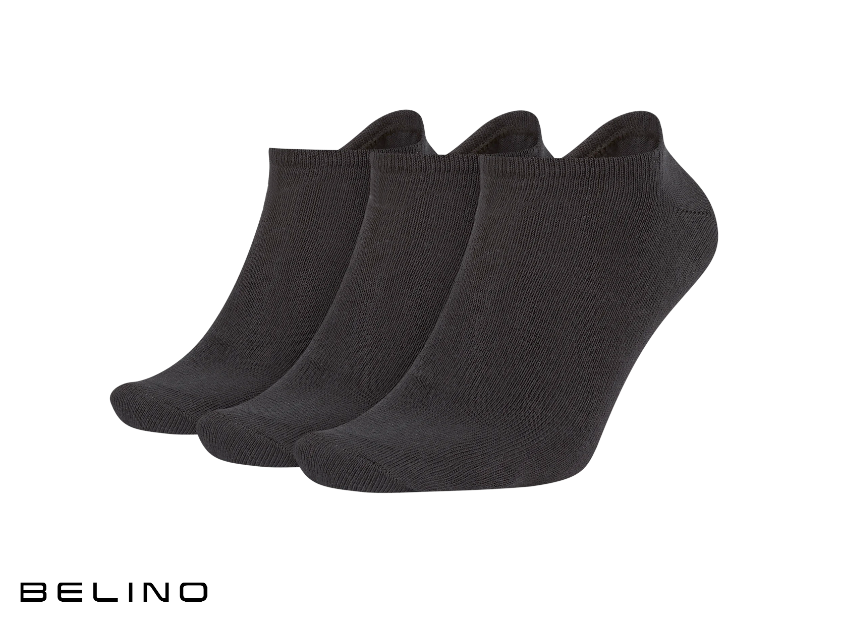 BELINO Men's No-Show Bamboo Trainer Socks