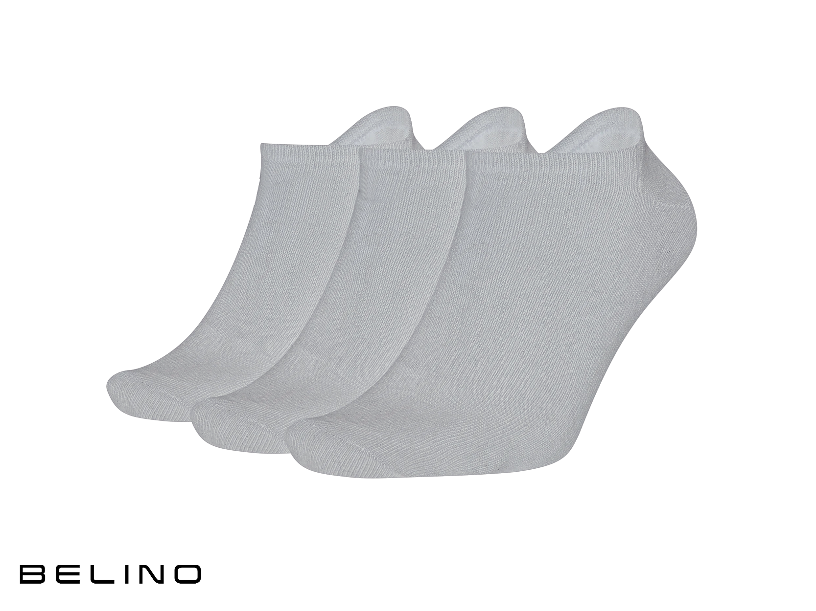 BELINO Men's Trainer White Socks